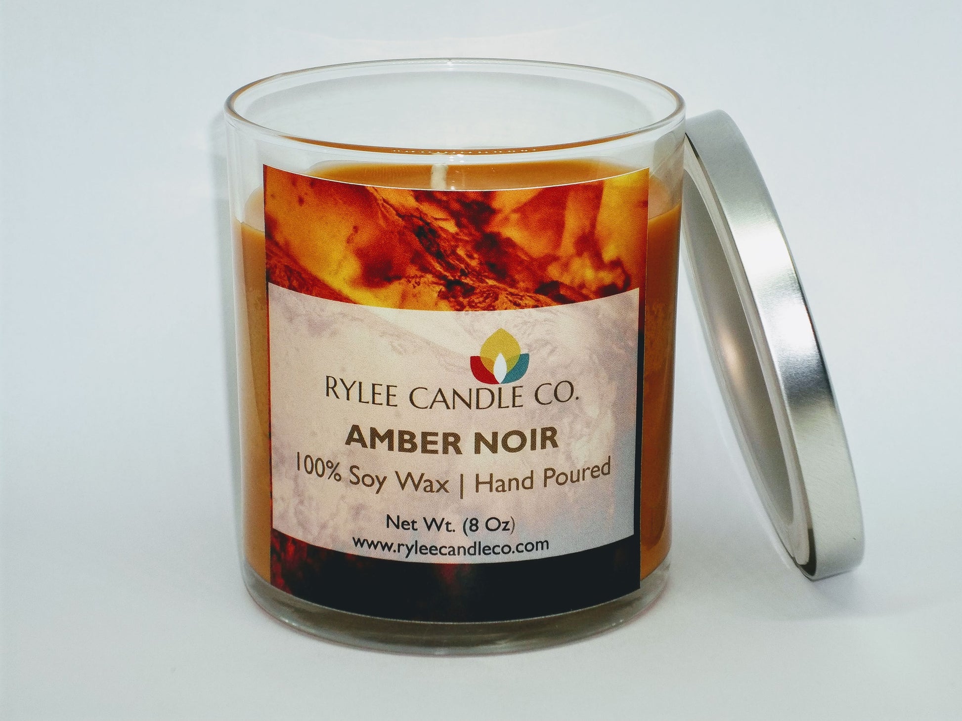 Amber Noir Candle - 8oz - Rylee Candle Co.