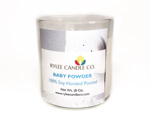 Baby Powder Scented Candle - 8oz - Rylee Candle Co.