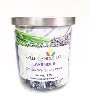 Lavender Candle - 8oz - Rylee Candle Co.