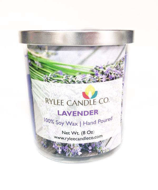 Lavender Candle - 8oz - Rylee Candle Co.