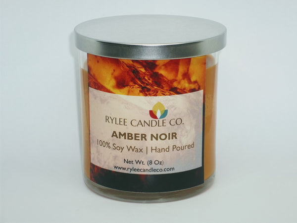 Amber Noir Candle - 8oz - Rylee Candle Co.