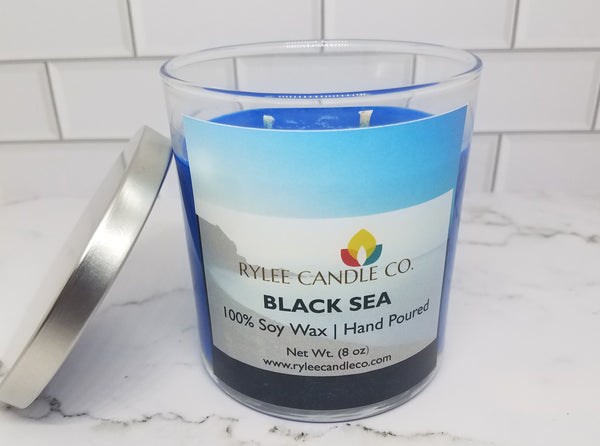 Black Sea Scented Candle -8oz - Rylee Candle Co.