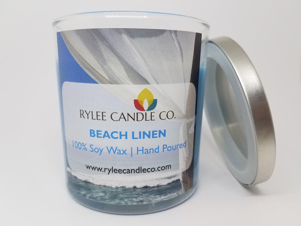 Beach Linen Scented Candle - 8oz - Rylee Candle Co.