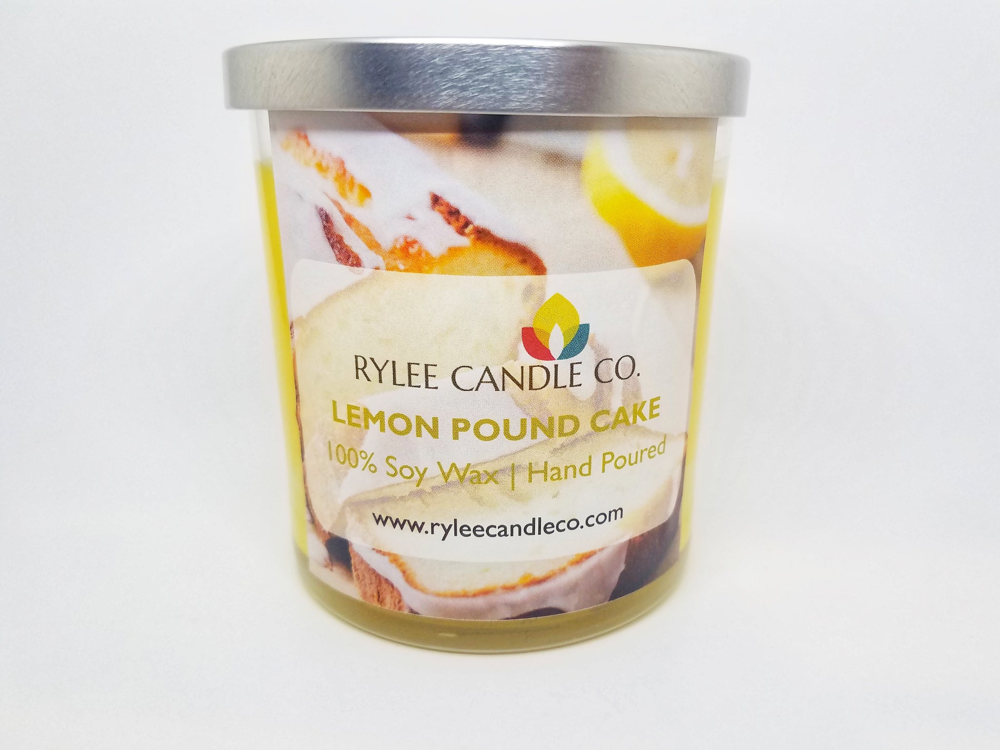 Lemon Pound Cake Scented Candle 8oz - Rylee Candle Co.