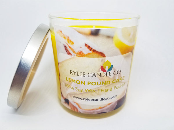 Lemon Pound Cake Scented Candle 8oz - Rylee Candle Co.