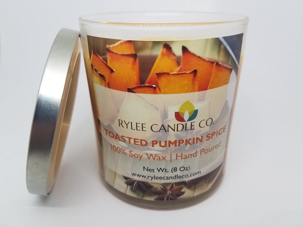 Toasted Pumpkin Spice Scented Candle - 8oz - Rylee Candle Co.