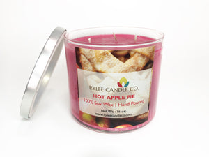 Hot Apple Pie Scented Candle - 16oz - Rylee Candle Co.