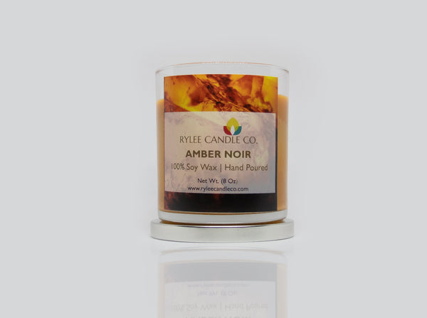 Amber Noir Candle - 8oz - Rylee Candle Co.