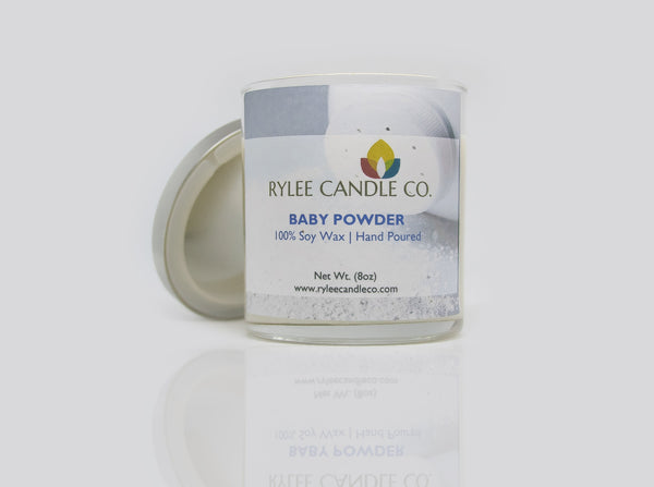 Baby Powder Scented Candle - 8oz - Rylee Candle Co.