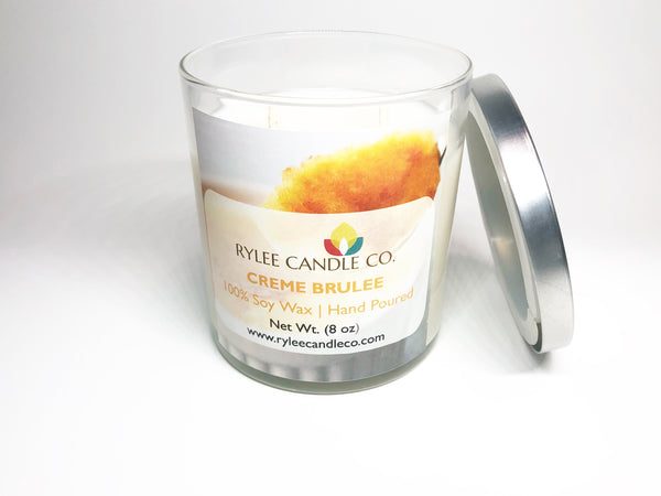 Creme Brulee Scented Candle - 8oz - Rylee Candle Co.