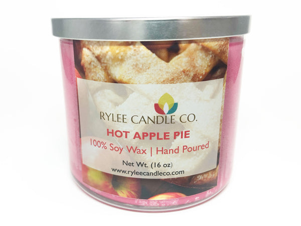 Hot Apple Pie Scented Candle - 16oz - Rylee Candle Co.