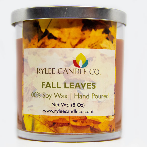 Fall Leaves Scented Candle - 8oz - Rylee Candle Co.