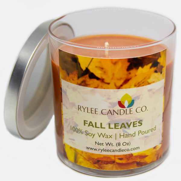 Fall Leaves Scented Candle - 8oz - Rylee Candle Co.