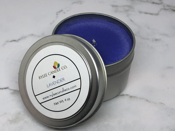 Lavender - 4oz Tin - Rylee Candle Co.